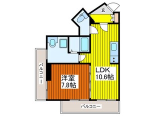 川口ﾌｧﾐﾘｰﾏﾝｼｮﾝ（913）の物件間取画像